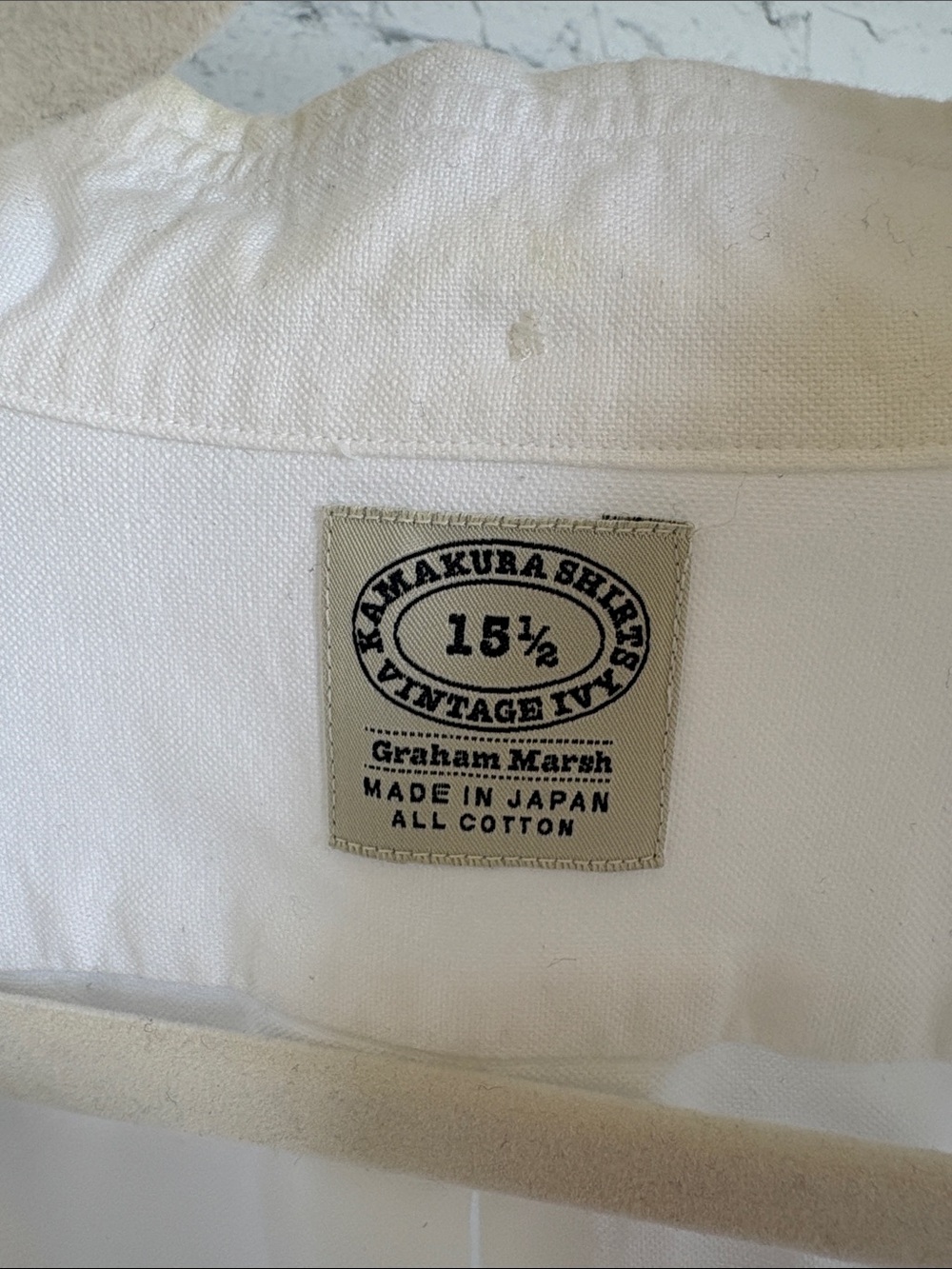 Men's Button-Down Casual Shirt in White - Picture 2 of 4